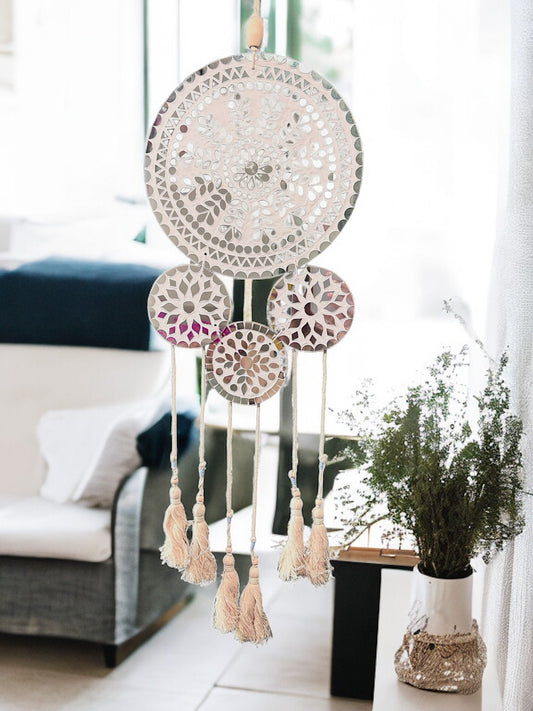 Lavender dreamcatcher wall hanging